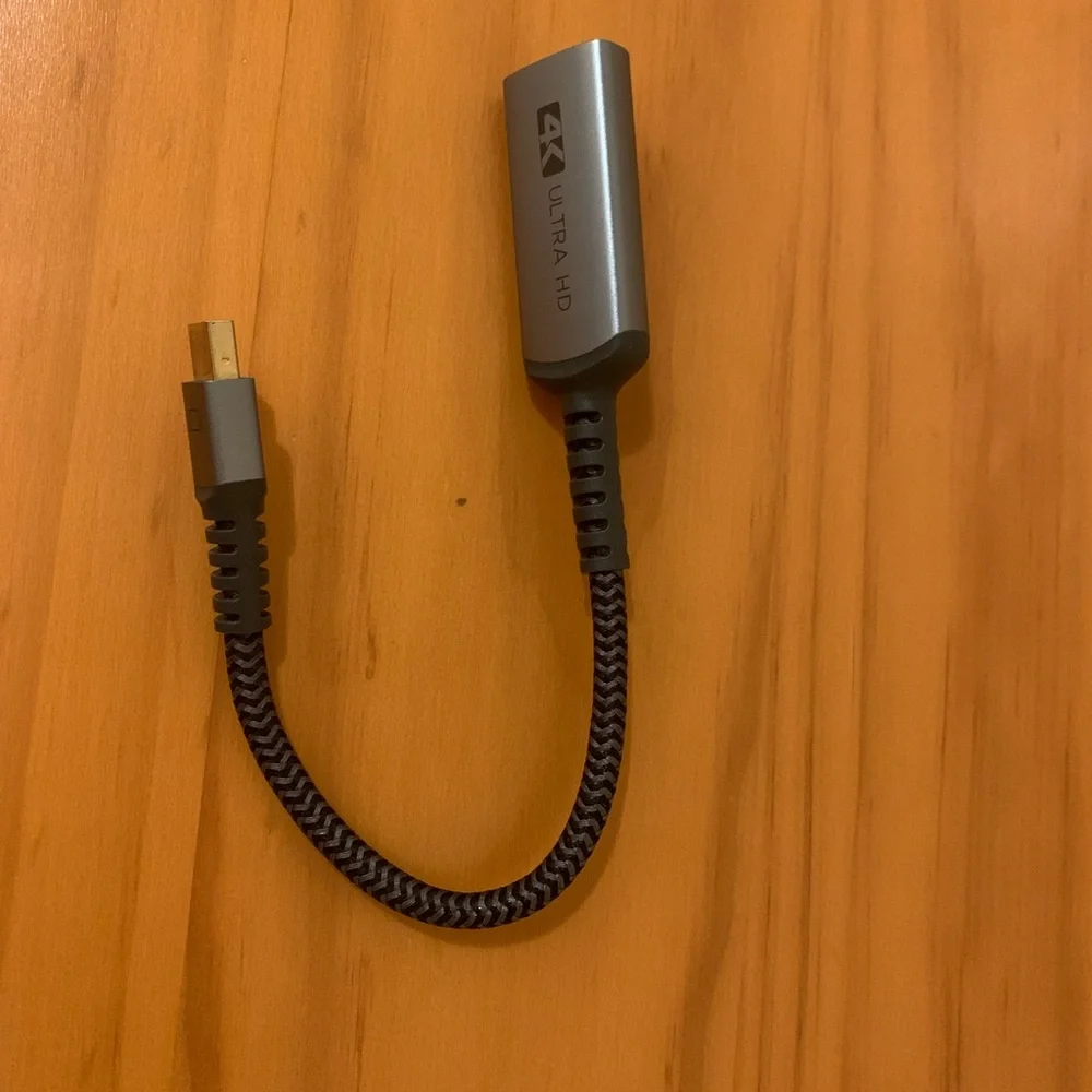 4K Display Port to HDMI Cable adapter